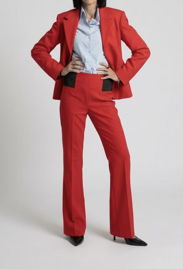 Vicolo trousers Red